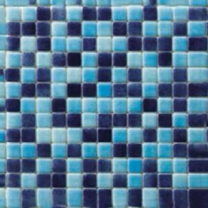 פסיפס בצבע כחול גוונים בהירים - סאקויה בריכות